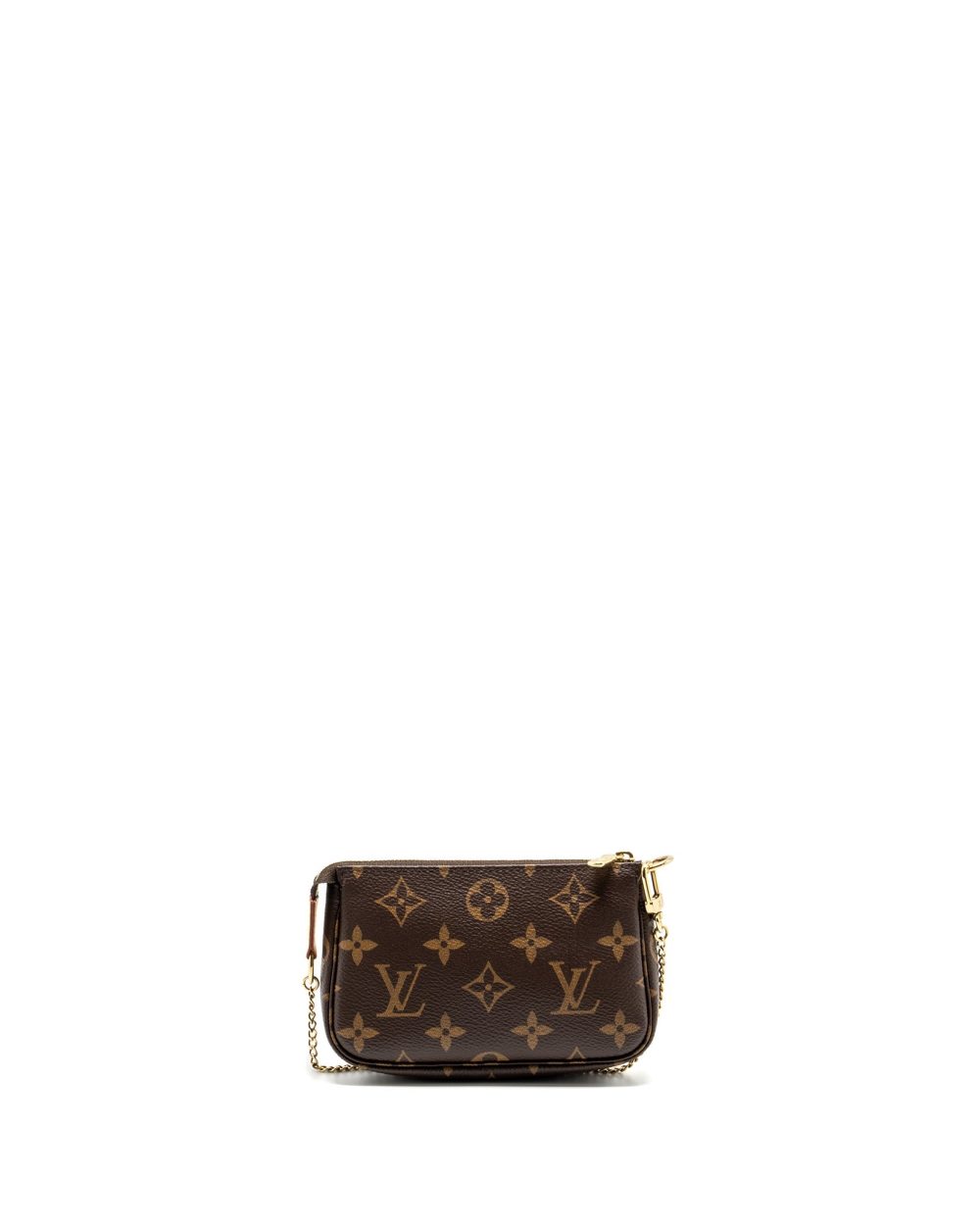 AAA Replica Louis Vuitton LV MINI POCHETTE ACCESSORIES MONOGRAM CANVAS GHW