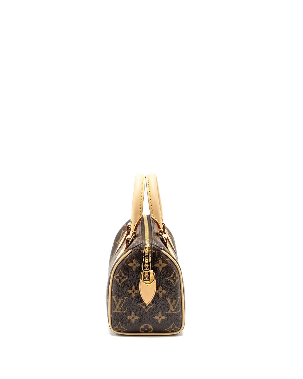 AAA Replica Louis Vuitton LV SPEEDY BANDOULIERE 20 MONOGRAM CANVAS BLACK STRAP GHW