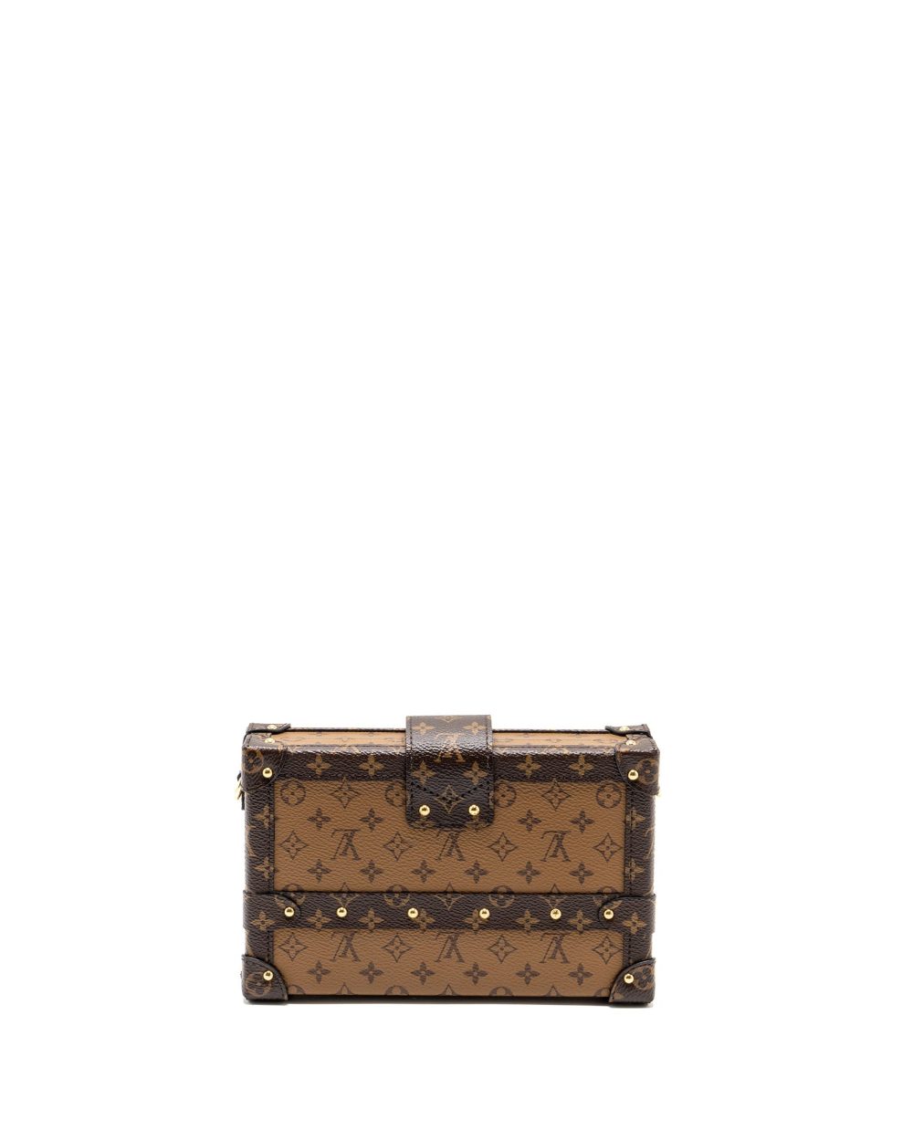 AAA Replica Louis Vuitton LV PETITE MALLE MONOGRAM REVERSE CANVAS GHW