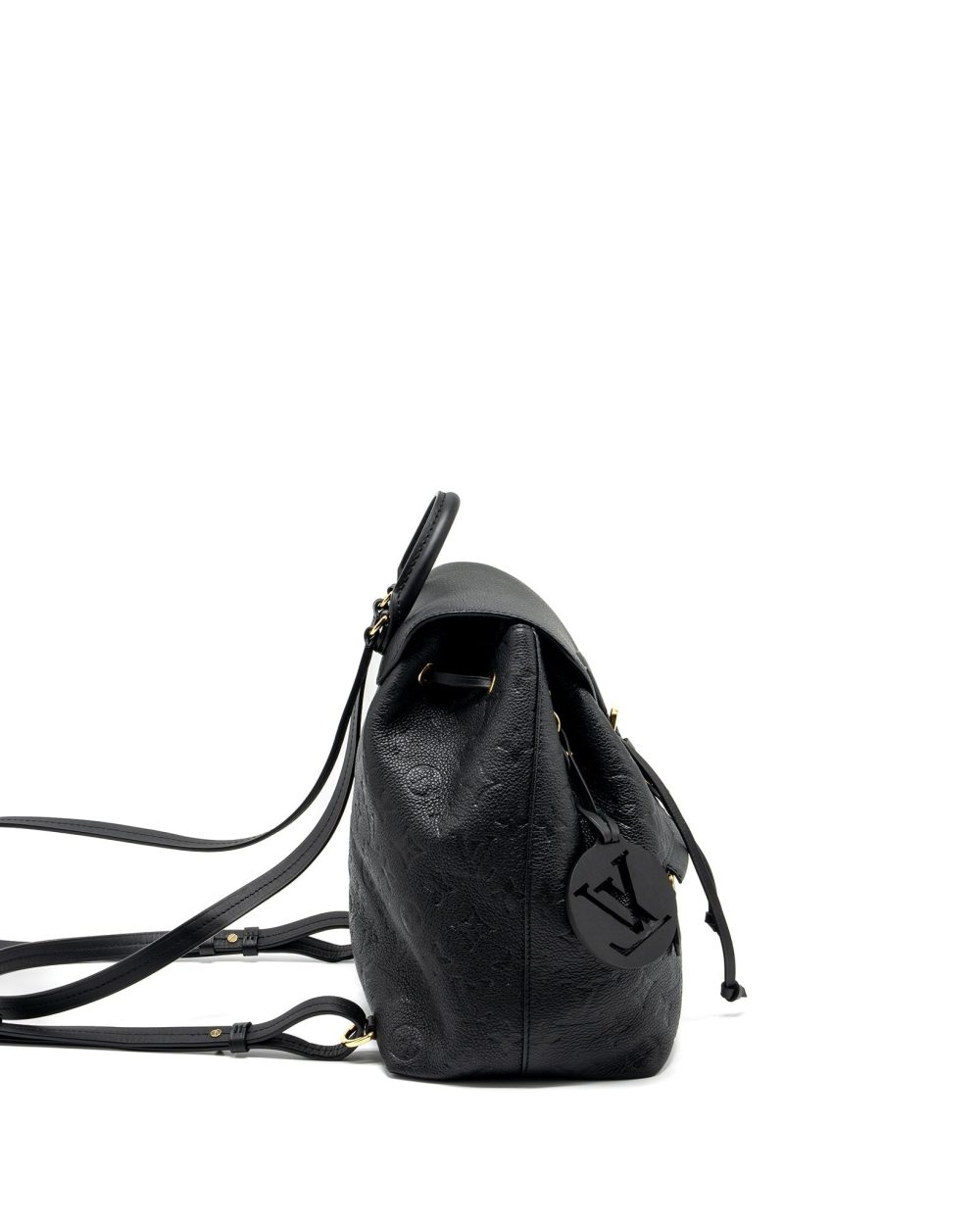 AAA Replica Louis Vuitton LV MONTSOURIS PM BACKPACK MONOGRAM EMPREINTE BLACK GHW