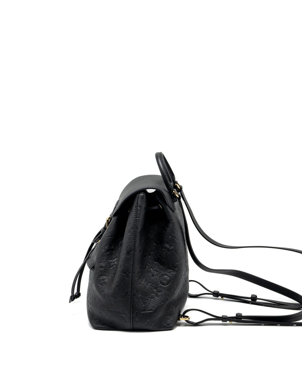 AAA Replica Louis Vuitton LV MONTSOURIS PM BACKPACK MONOGRAM EMPREINTE BLACK GHW
