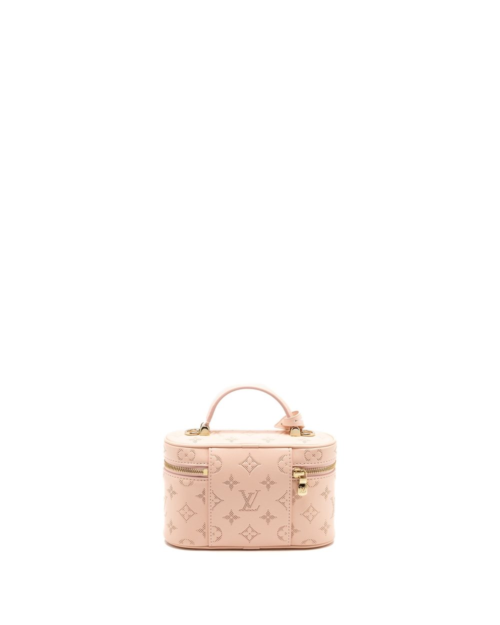 AAA Replica Louis Vuitton LV VANITY POUCH CALFSKIN ROSE JASMIN PINK LGHW