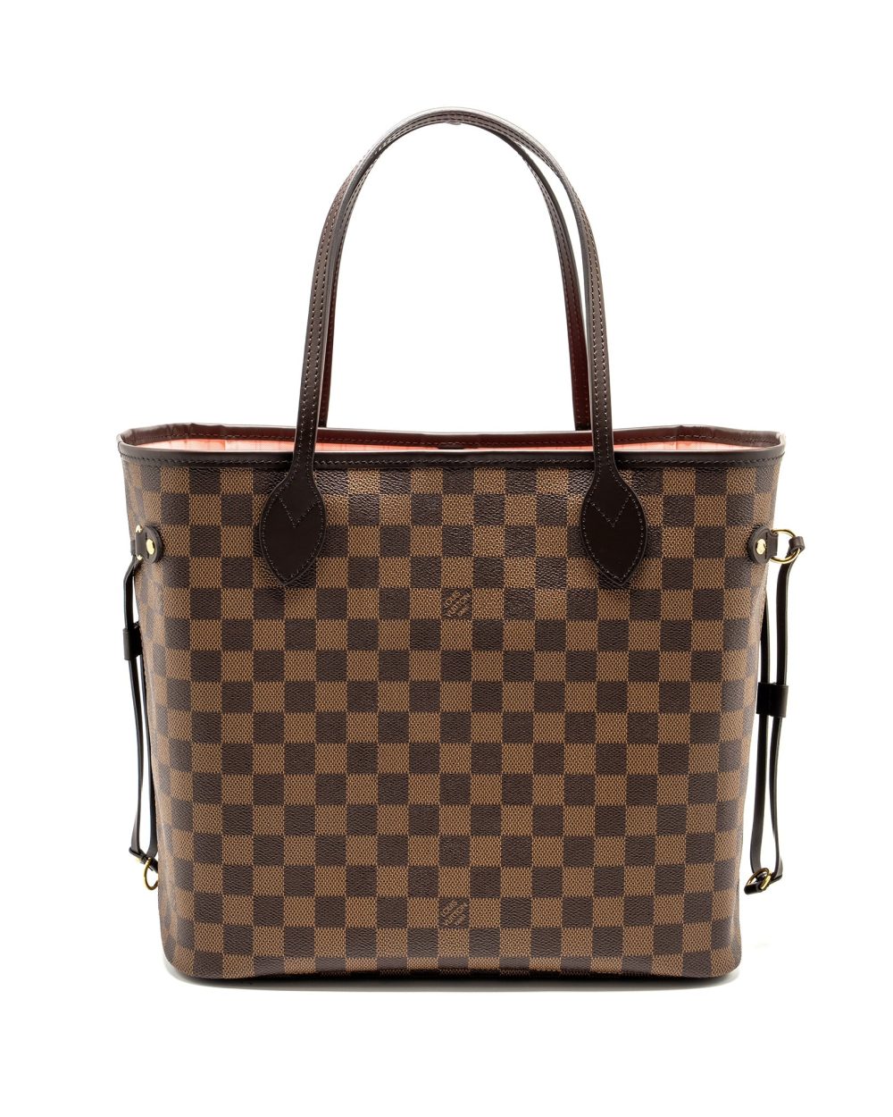 AAA Replica Louis Vuitton LV NEVERFULL MM DAMIER EBENE CANVAS GHW