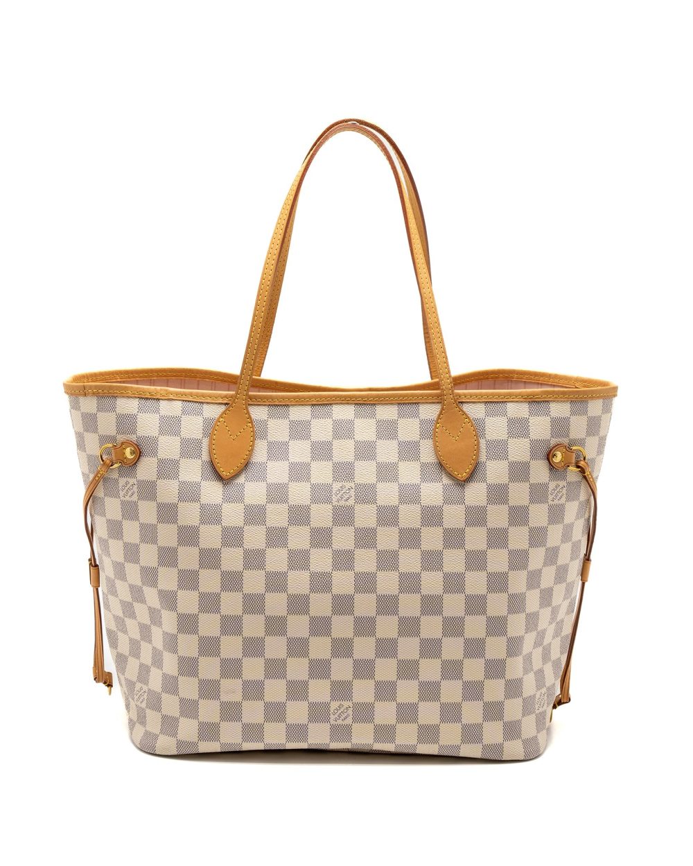 AAA Replica Louis Vuitton LV NEVERFULL MM DAMIER AZUR CANVAS GHW