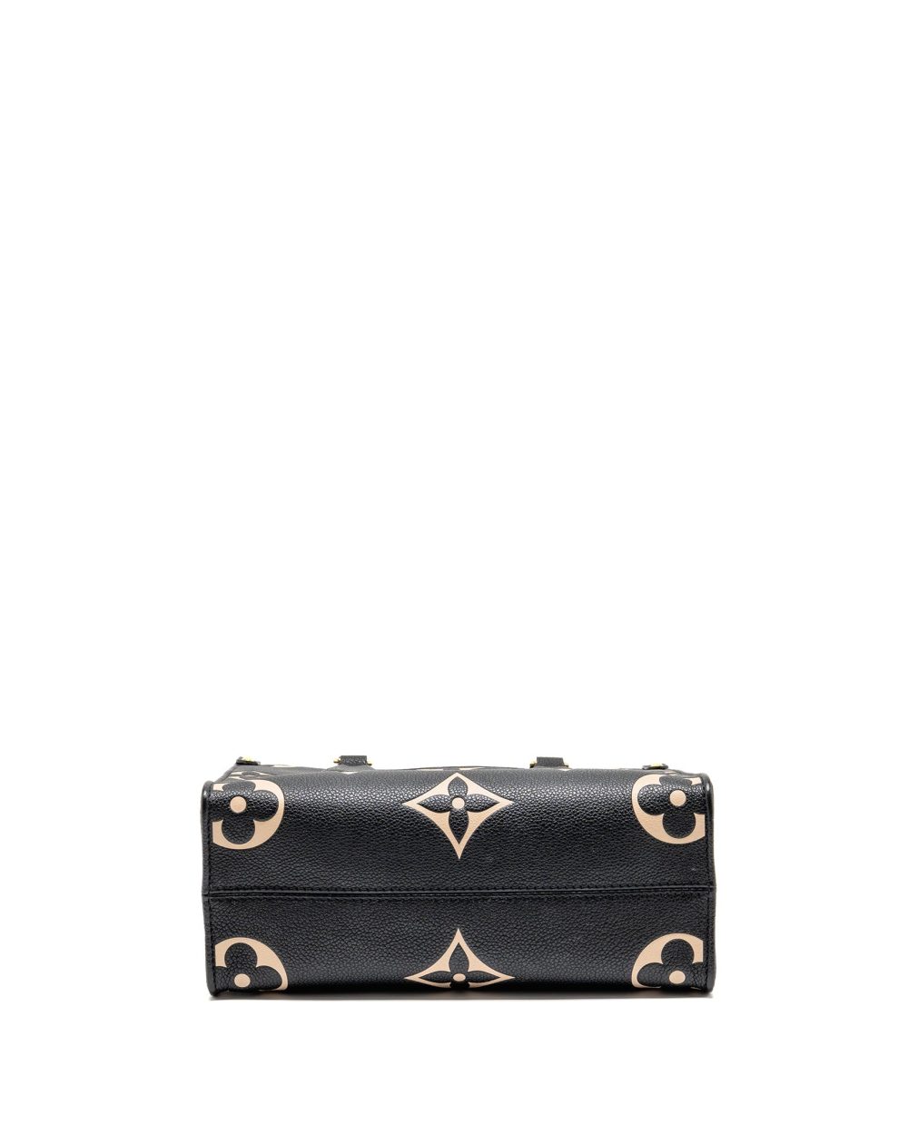AAA Replica Louis Vuitton LV ONTHEGO BB BICOLOUR MONOGRAM EMPREINTE LEATHER BLACK/BEIGE GHW