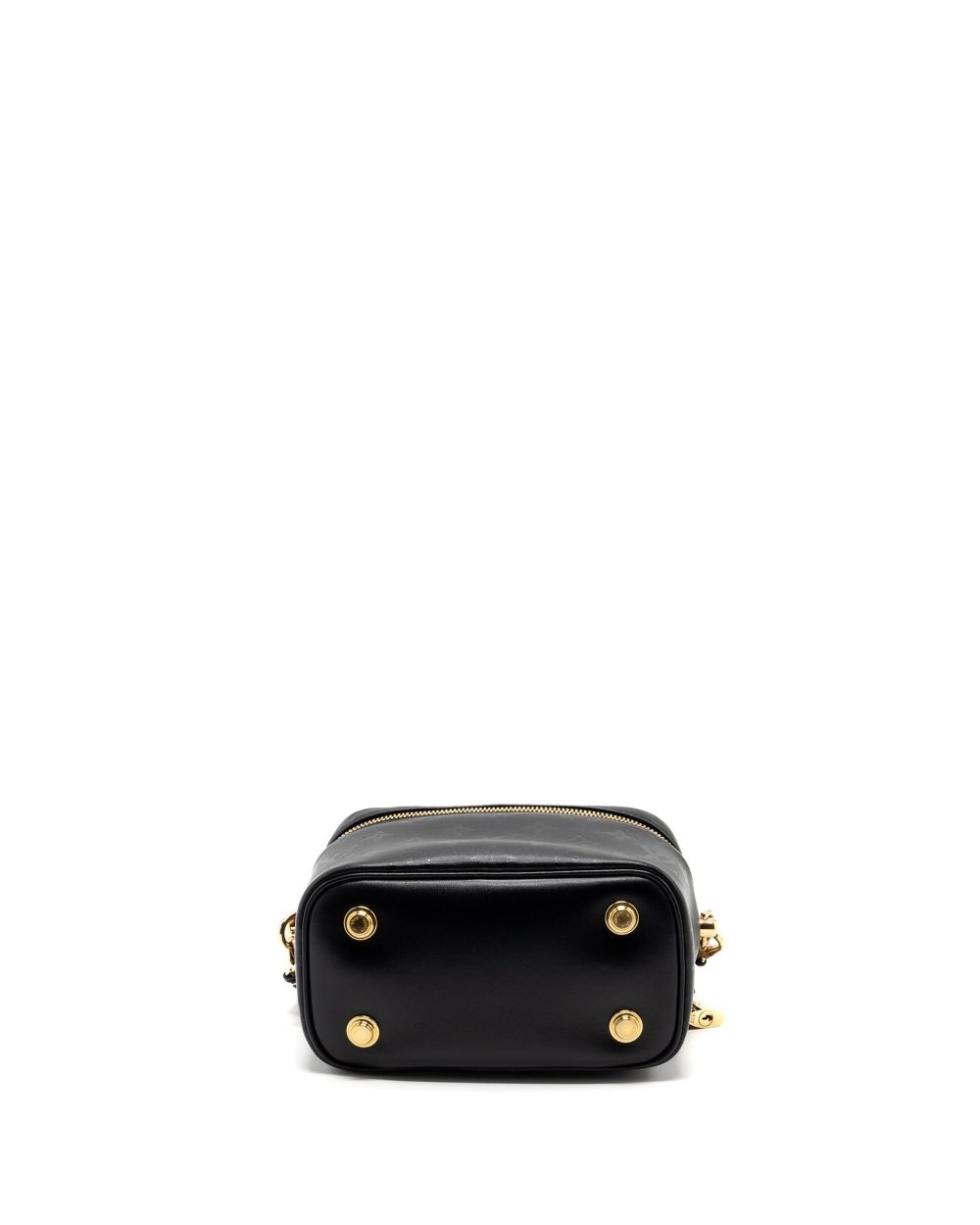 AAA Replica Louis Vuitton LV VANITY PM MONOGRAM LAMBSKIN BLACK GHW