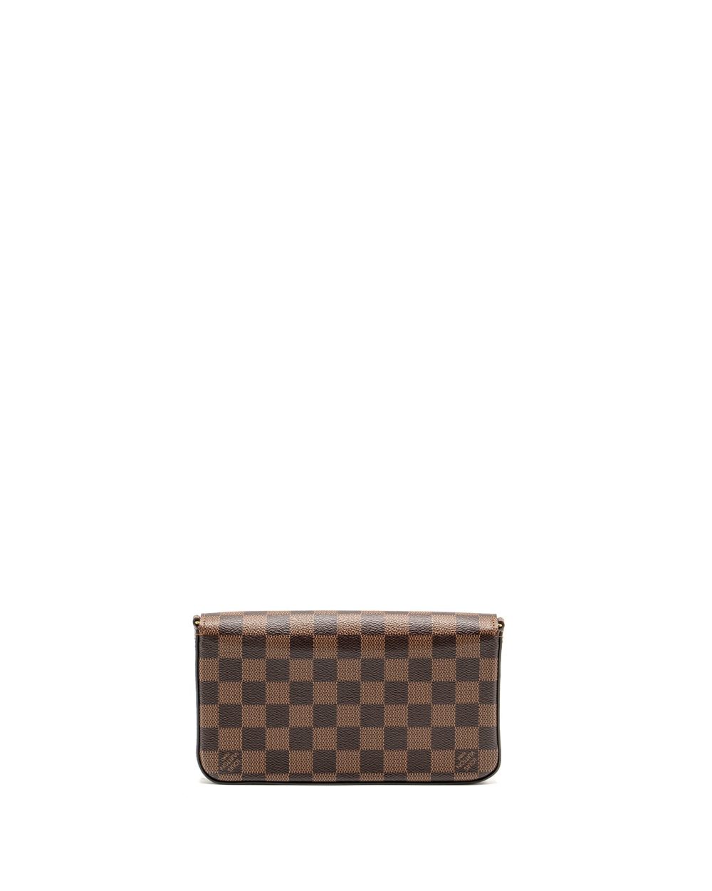 AAA Replica Louis Vuitton LV FELICIE POCHETTE DAMIER EBENE CANVAS GHW