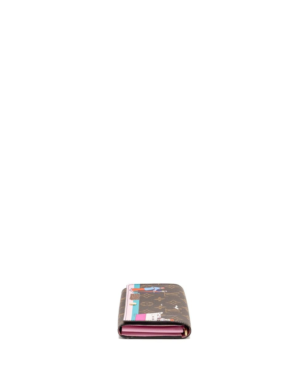 AAA Replica Louis Vuitton LV SARAH WALLET 2016 CHRISTMAS LIMITED EDITION MONOGRAM CANVAS ROSE BALLERINE GHW