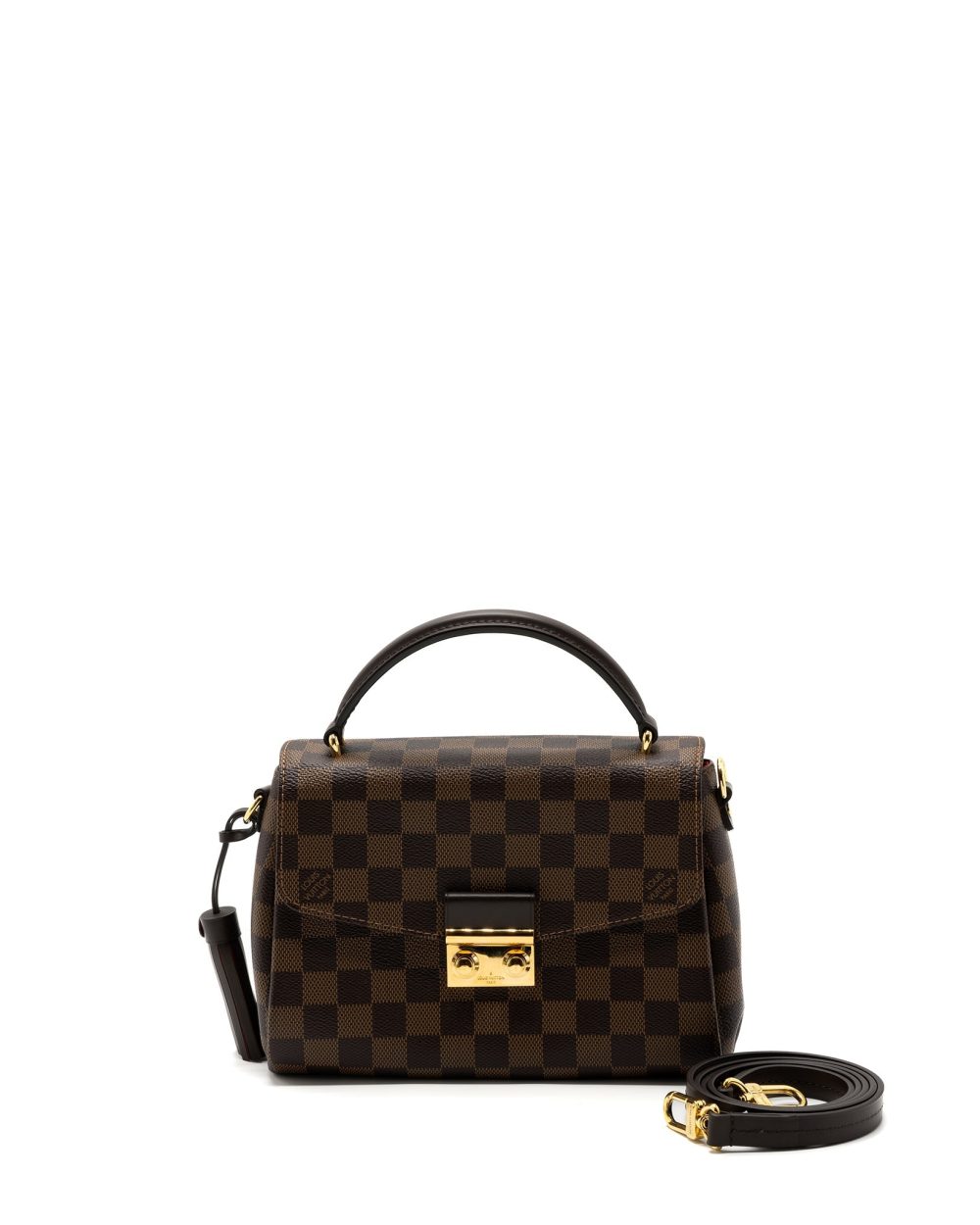 AAA Replica Louis Vuitton LV CROISETTE DAMIER EBENE CANVAS GHW