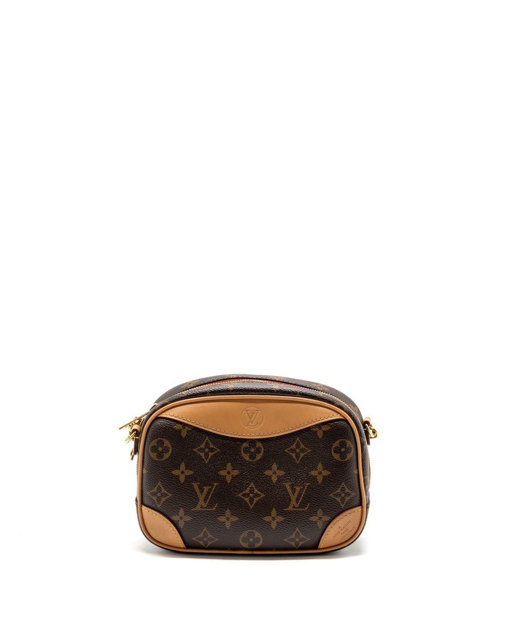 AAA Replica Louis Vuitton LV MINI DEAUVILLE SHOULDER BAG MONOGRAM CANVAS GHW