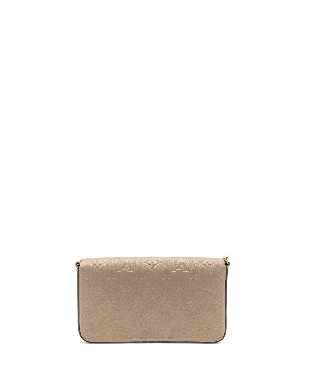 AAA Replica Louis Vuitton LV FELICIE POCHETTE MONOGRAM EMPREINTE TOURTERELLE GHW