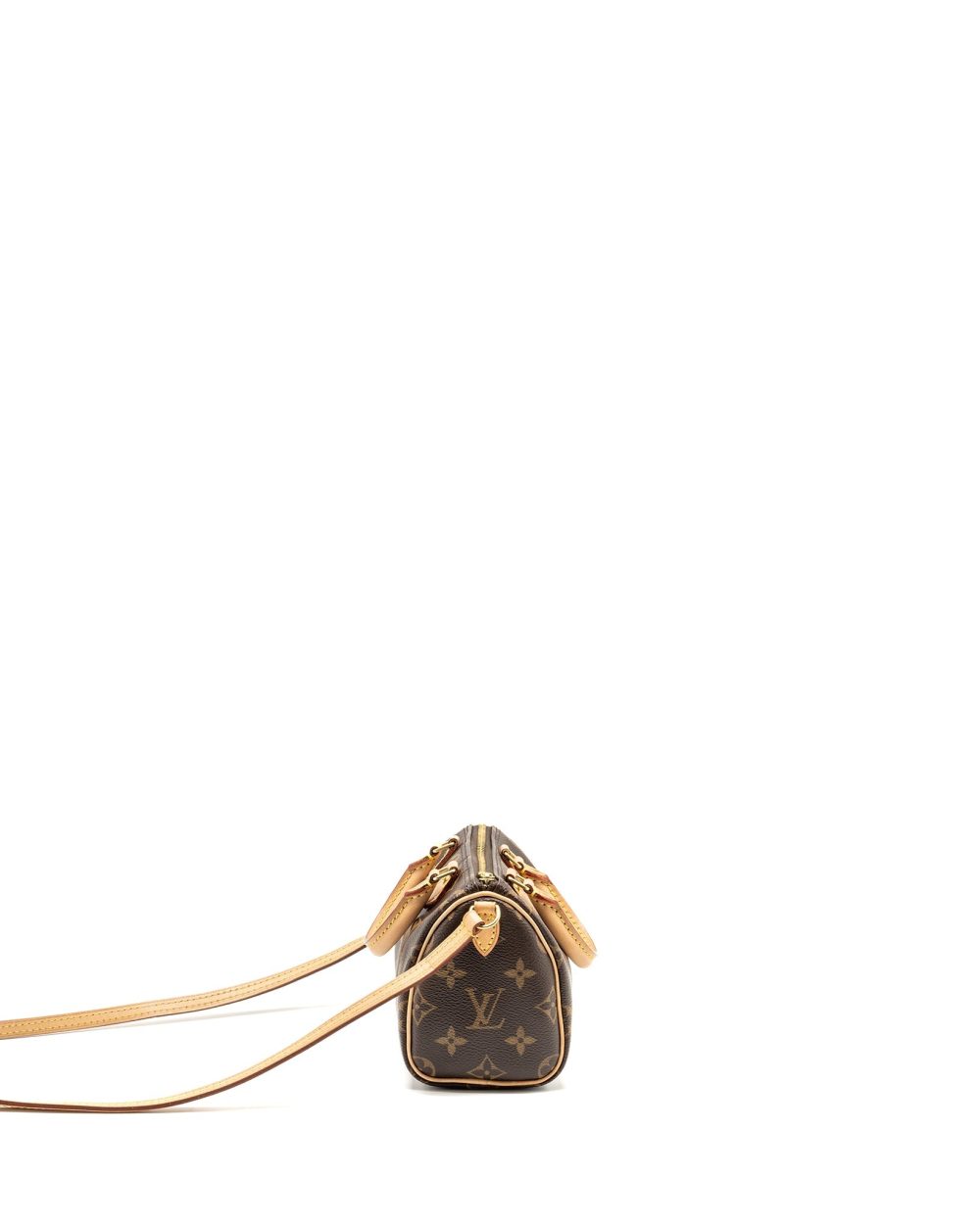 AAA Replica Louis Vuitton LV NANO SPEEDY MONOGRAM CANVAS GHW (OLD VERSION)