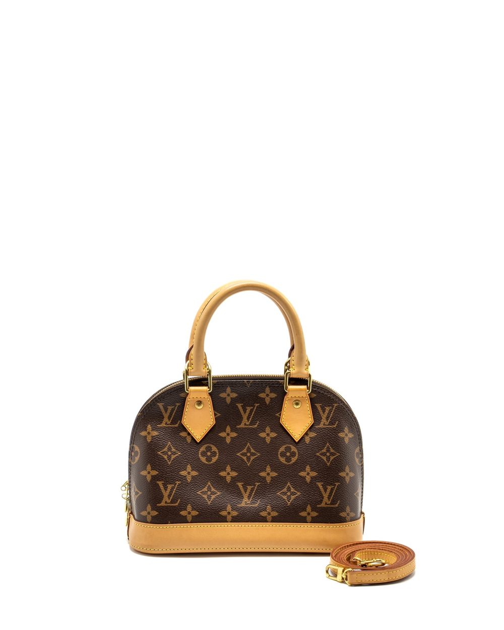 AAA Replica Louis Vuitton LV ALMA BB MONOGRAM CANVAS GHW