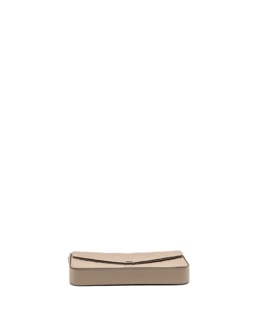 AAA Replica Louis Vuitton LV FELICIE POCHETTE MONOGRAM EMPREINTE TOURTERELLE GHW