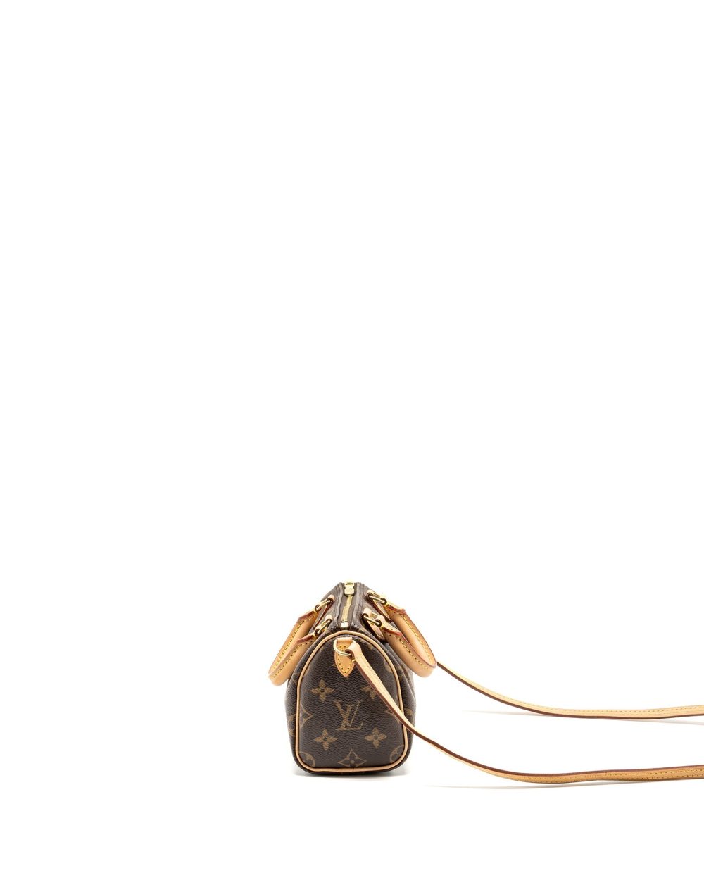 AAA Replica Louis Vuitton LV NANO SPEEDY MONOGRAM CANVAS GHW (OLD VERSION)