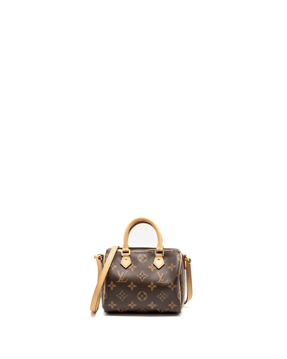 AAA Replica Louis Vuitton LV NANO SPEEDY MONOGRAM CANVAS GHW (OLD VERSION)