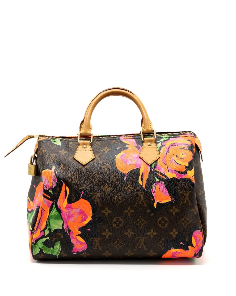 AAA Replica Louis Vuitton LV SPEEDY 30 LIMITED FLOWER PRINT MONOGRAM CANVAS GHW