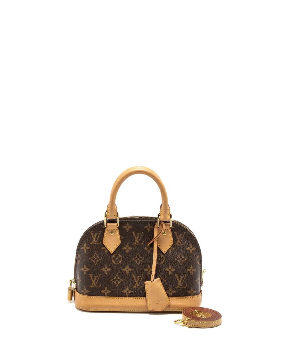 AAA Replica Louis Vuitton LV ALMA BB MONOGRAM CANVAS GHW (NEW VERISON)
