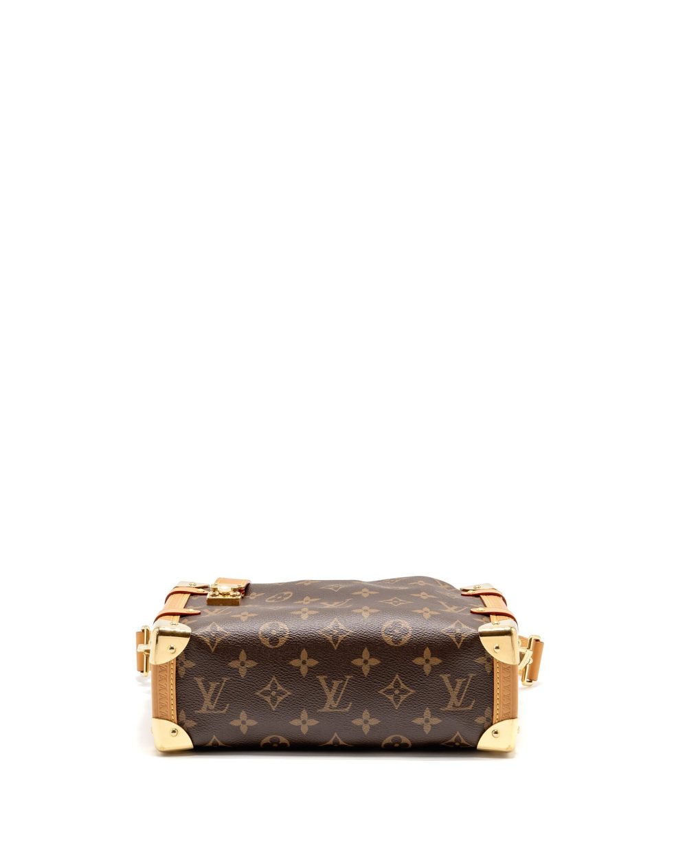 AAA Replica Louis Vuitton LV SIDE TRUNK MM MONOGRAM CANVAS GHW