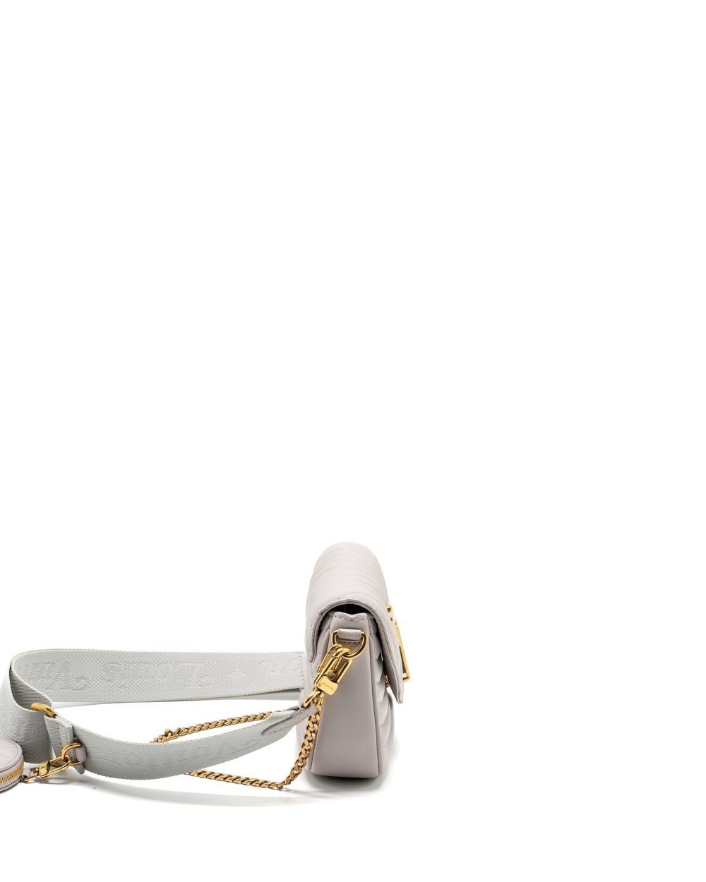 AAA Replica Louis Vuitton LV NEW WAVE MULTI POCHETTE CALFSKIN BRUME GHW