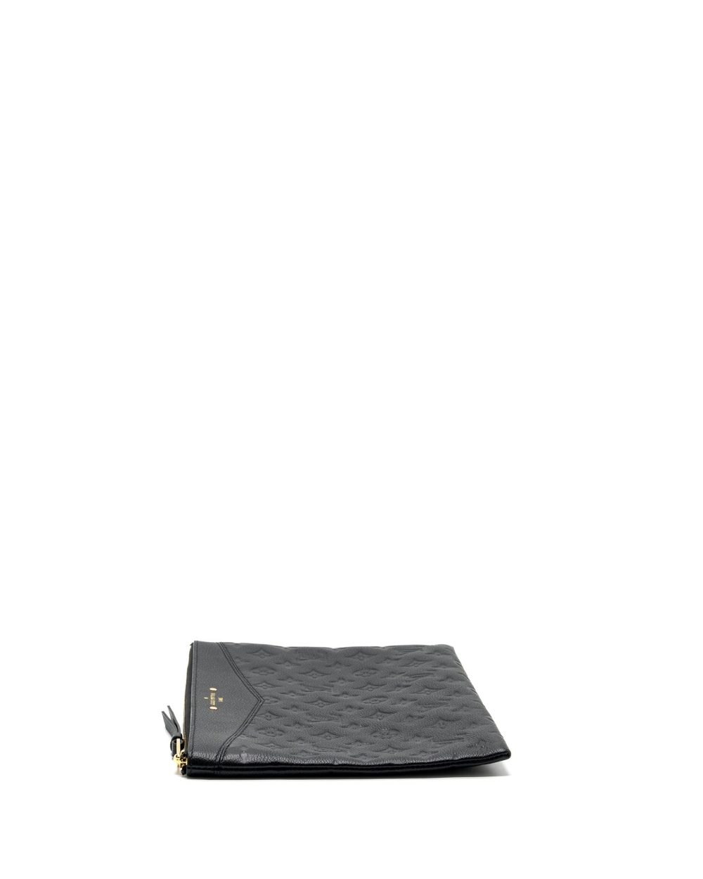 AAA Replica Louis Vuitton LV CLUTCH MONOGRAM EMPREINTE CALFSKIN BALCK GHW