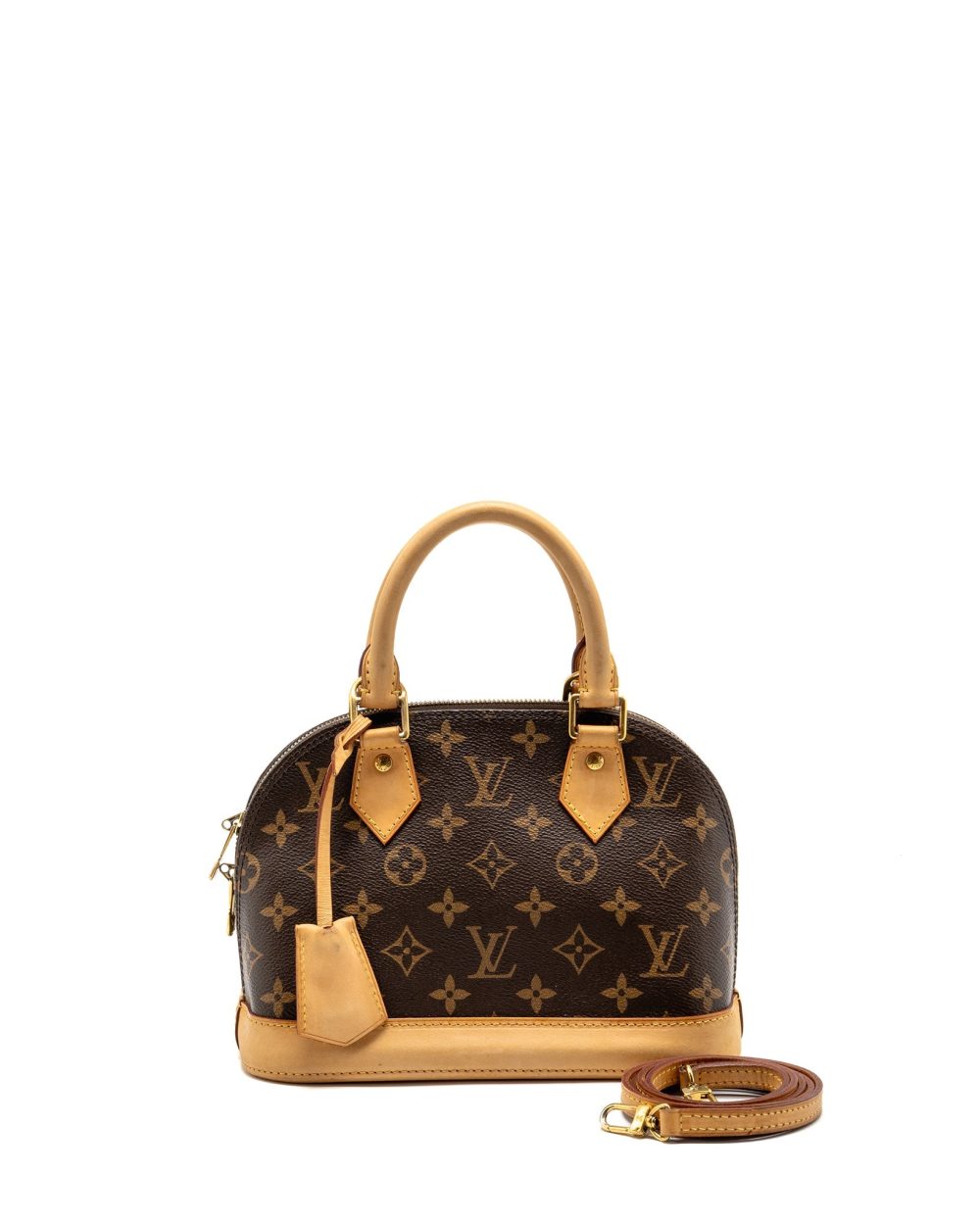 AAA Replica Louis Vuitton LV ALMA BB MONOGRAM CANVAS GHW