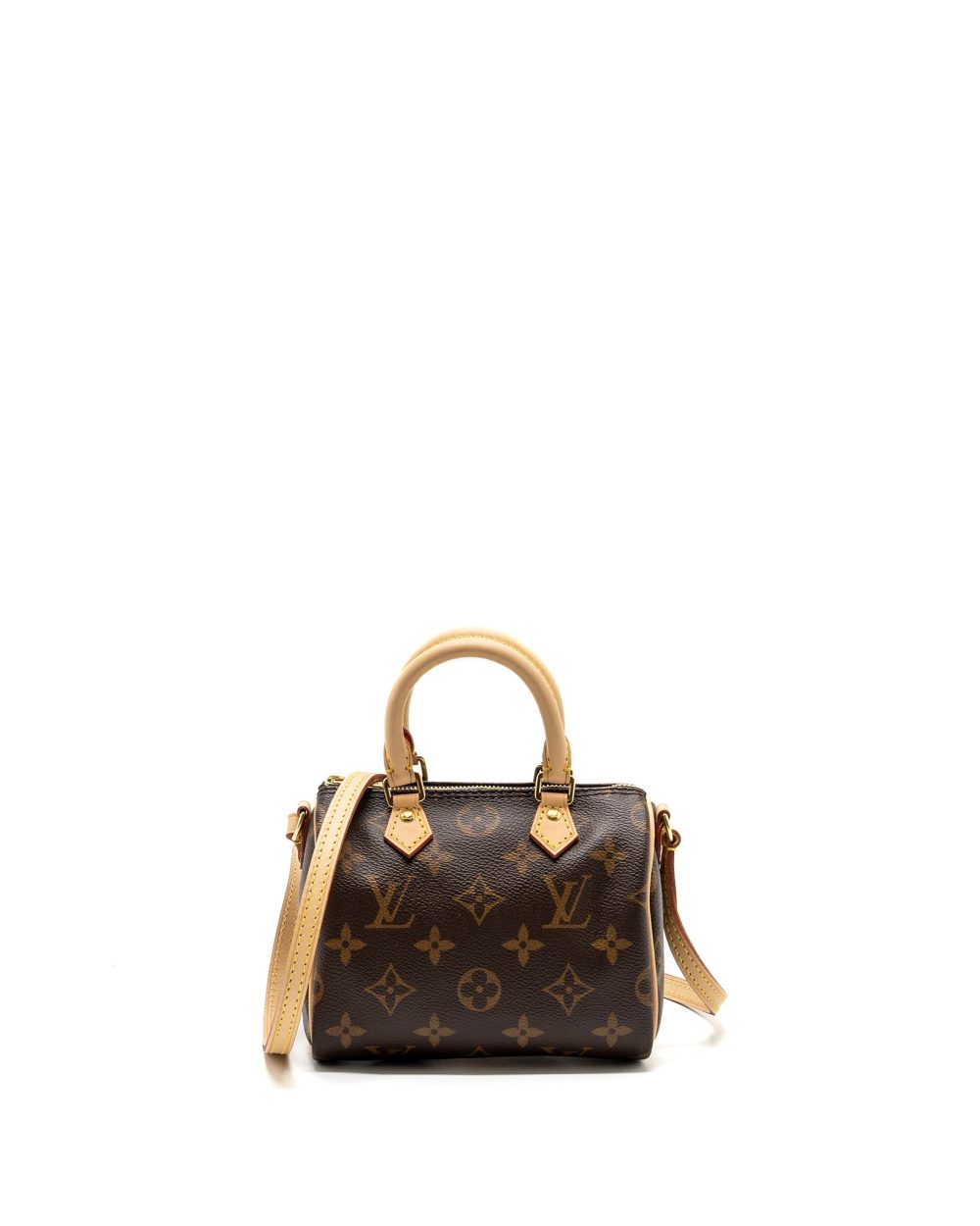 AAA Replica Louis Vuitton LV NANO SPEEDY MONOGRAM CANVAS GHW (OLD VERSION)