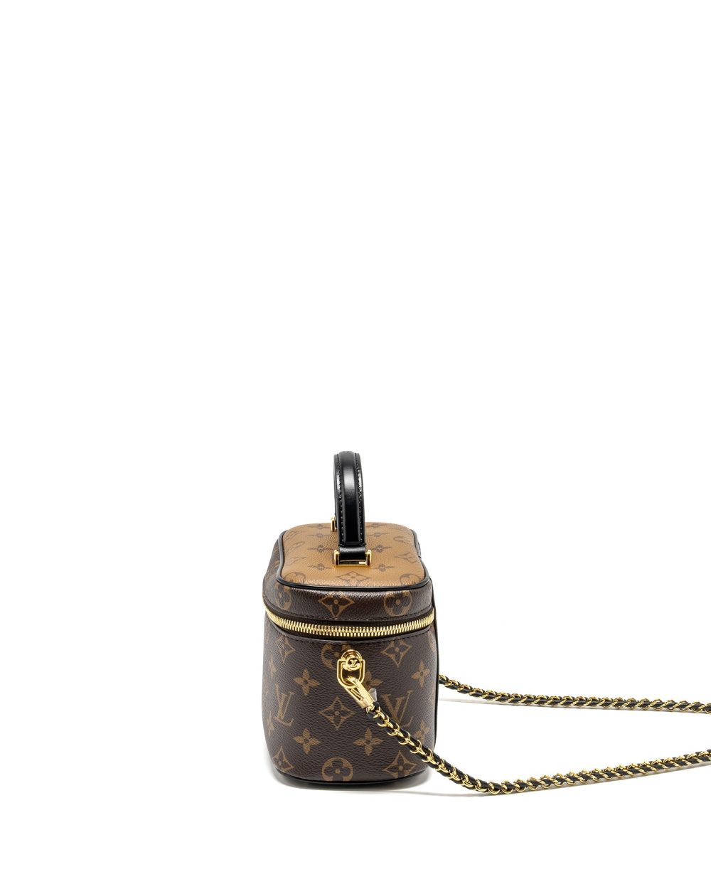 AAA Replica Louis Vuitton LV VANITY CASE PM MONOGRAM REVERSE CANVAS GHW
