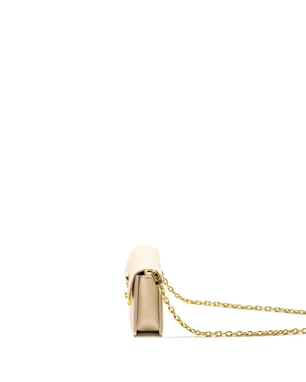 AAA Replica Louis Vuitton LV WALLET ON CHAIN MÉTIS MONOGRAM EMPREINTE CREAM GHW