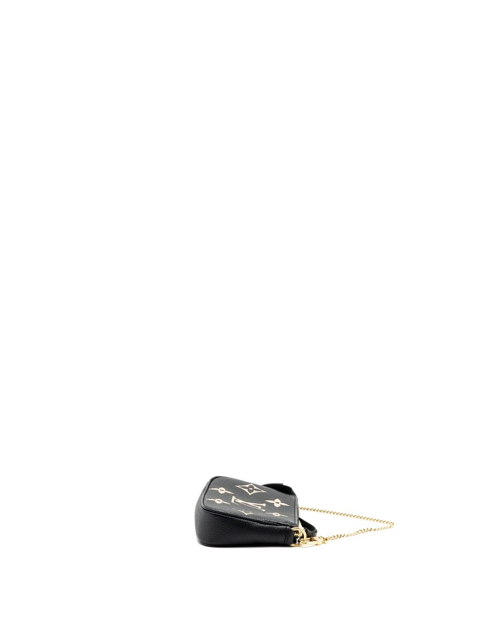 AAA Replica Louis Vuitton LV MINI POCHETTE ACCESSORIES BICOLOUR MONOGRAM EMPREINTE LEATHER GHW (NEW VERSION)
