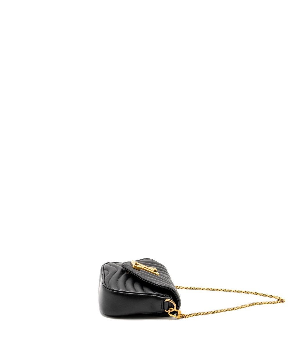 AAA Replica Louis Vuitton LV NEW WAVE MULTI POCHETTE CALFSKIN BLACK GHW