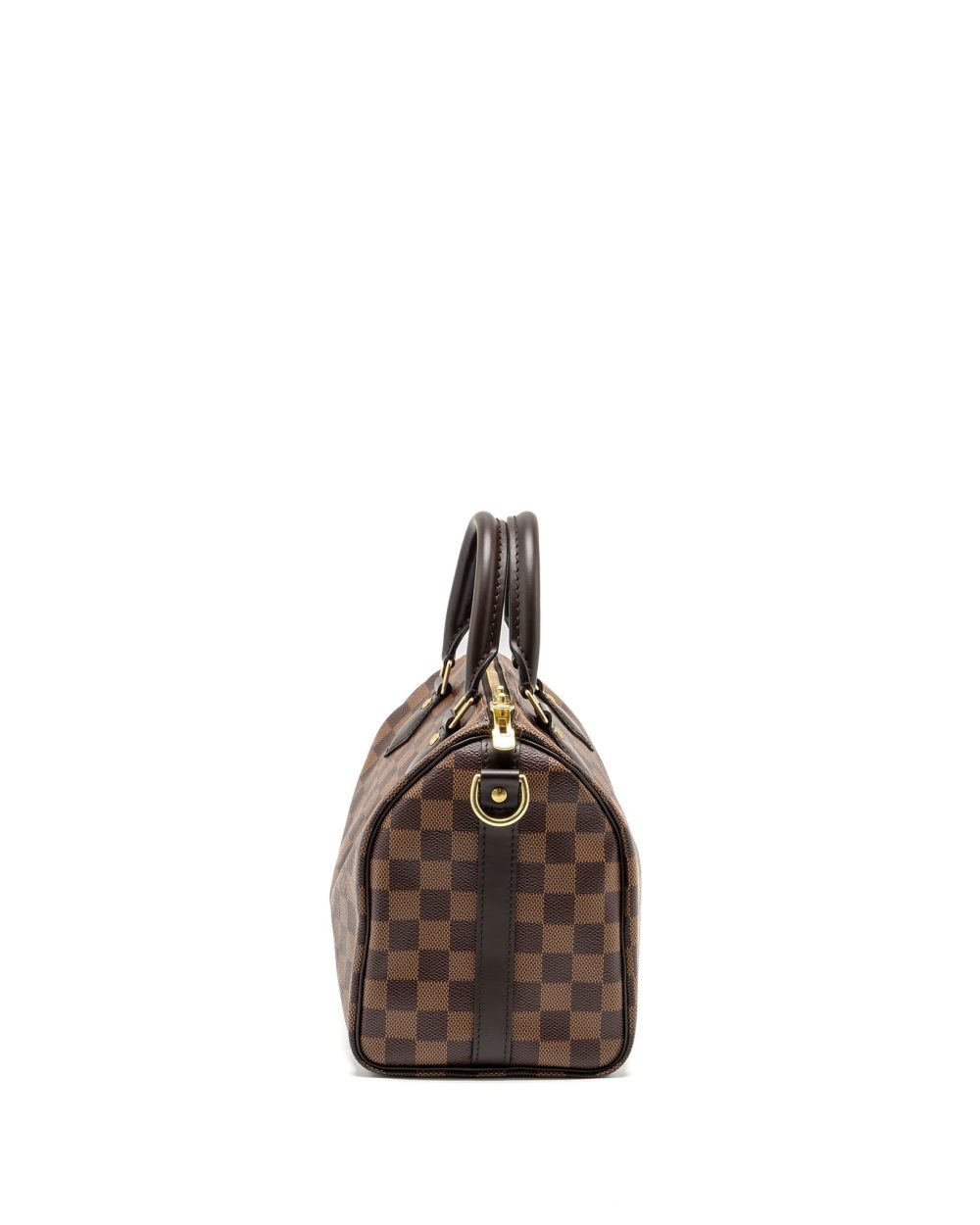 AAA Replica Louis Vuitton LV SPEEDY BANDOULIERE 25 DAMIER EBENE GHW