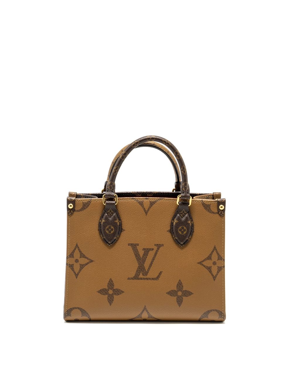 AAA Replica Louis Vuitton LV ONTHEGO PM MONOGRAM REVERSE CANVAS GHW