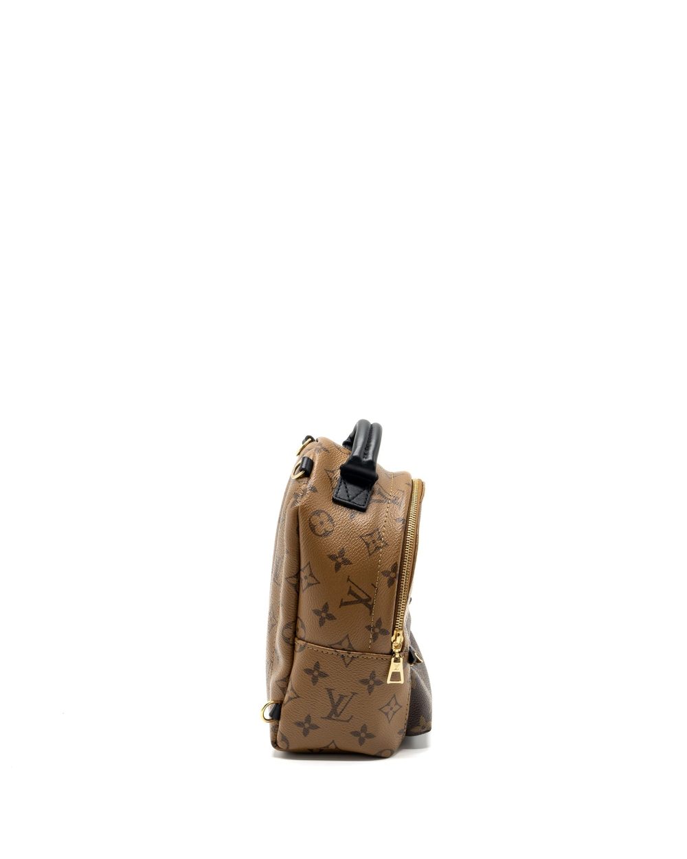 AAA Replica Louis Vuitton LV MINI PALM SPRING BACKPACK REVERSE MONOGRAM CANVAS GHW