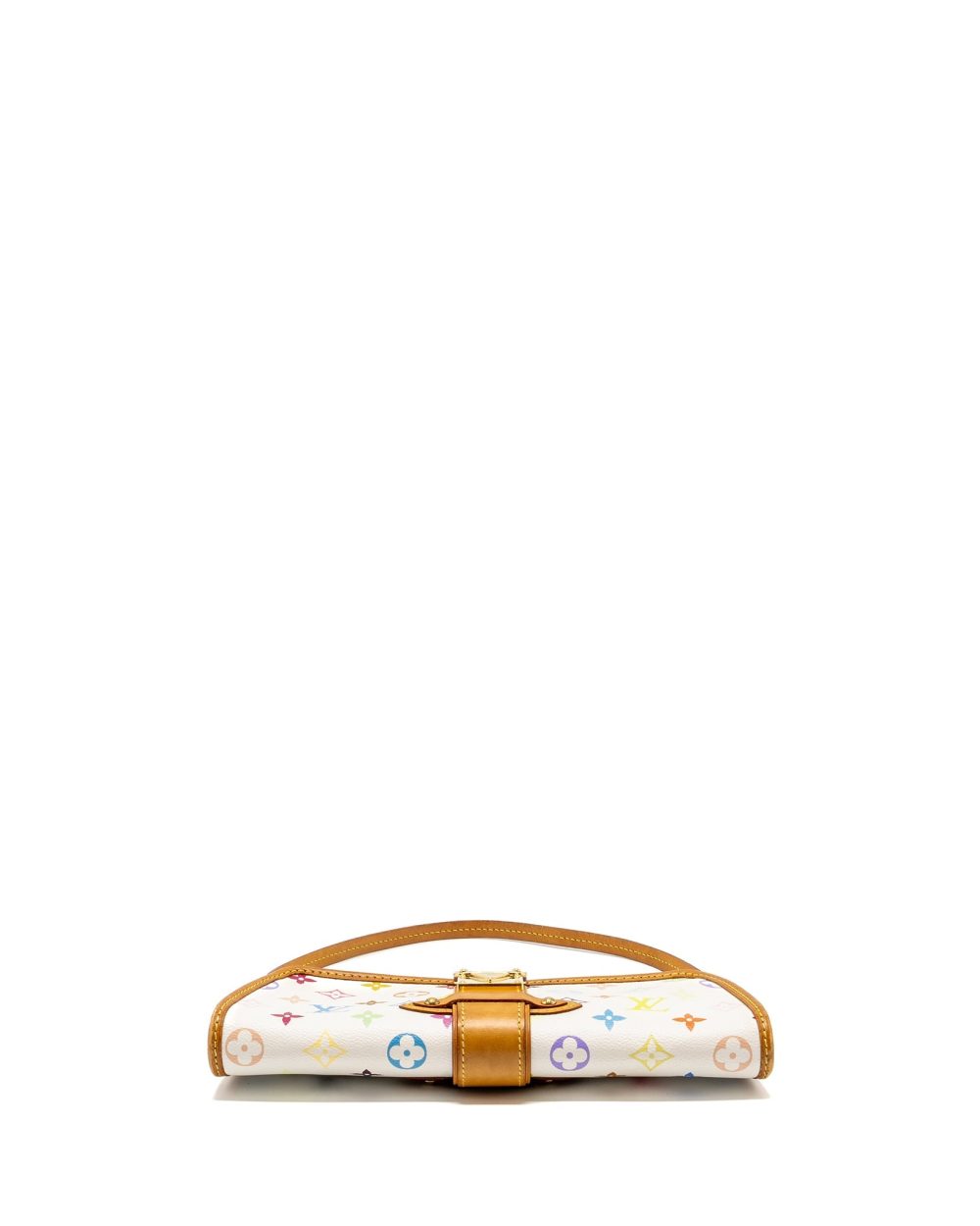 AAA Replica Louis Vuitton LV VINTAGE SHIRLEY CLUTCH MULTICOLOUR MONOGRAM CANVAS WHITE GHW