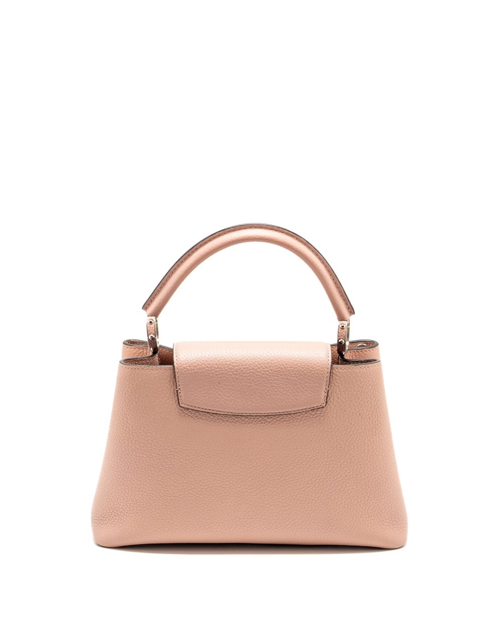 AAA Replica Louis Vuitton LV CAPUCINES MM TAURILLON PINK SHW
