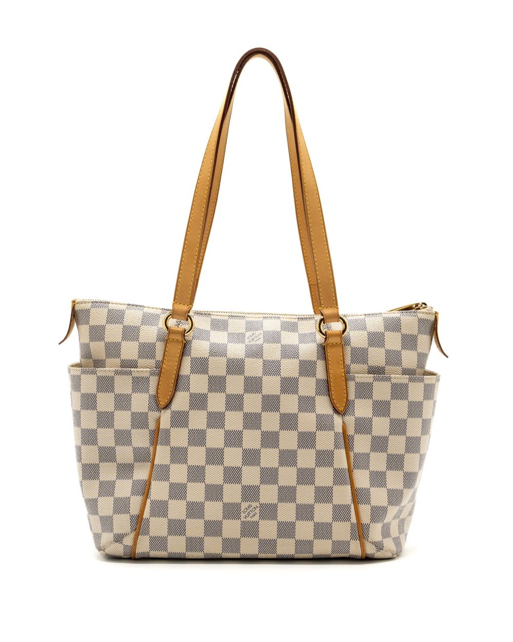 AAA Replica Louis Vuitton LV TOTE BAG DAMIER AZUR GHW