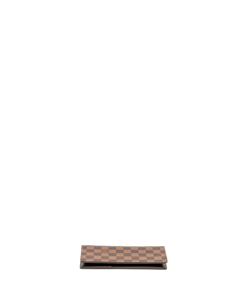 AAA Replica Louis Vuitton LV BRAZZA LONG WALLET DAMIER EBENE CANVAS GHW