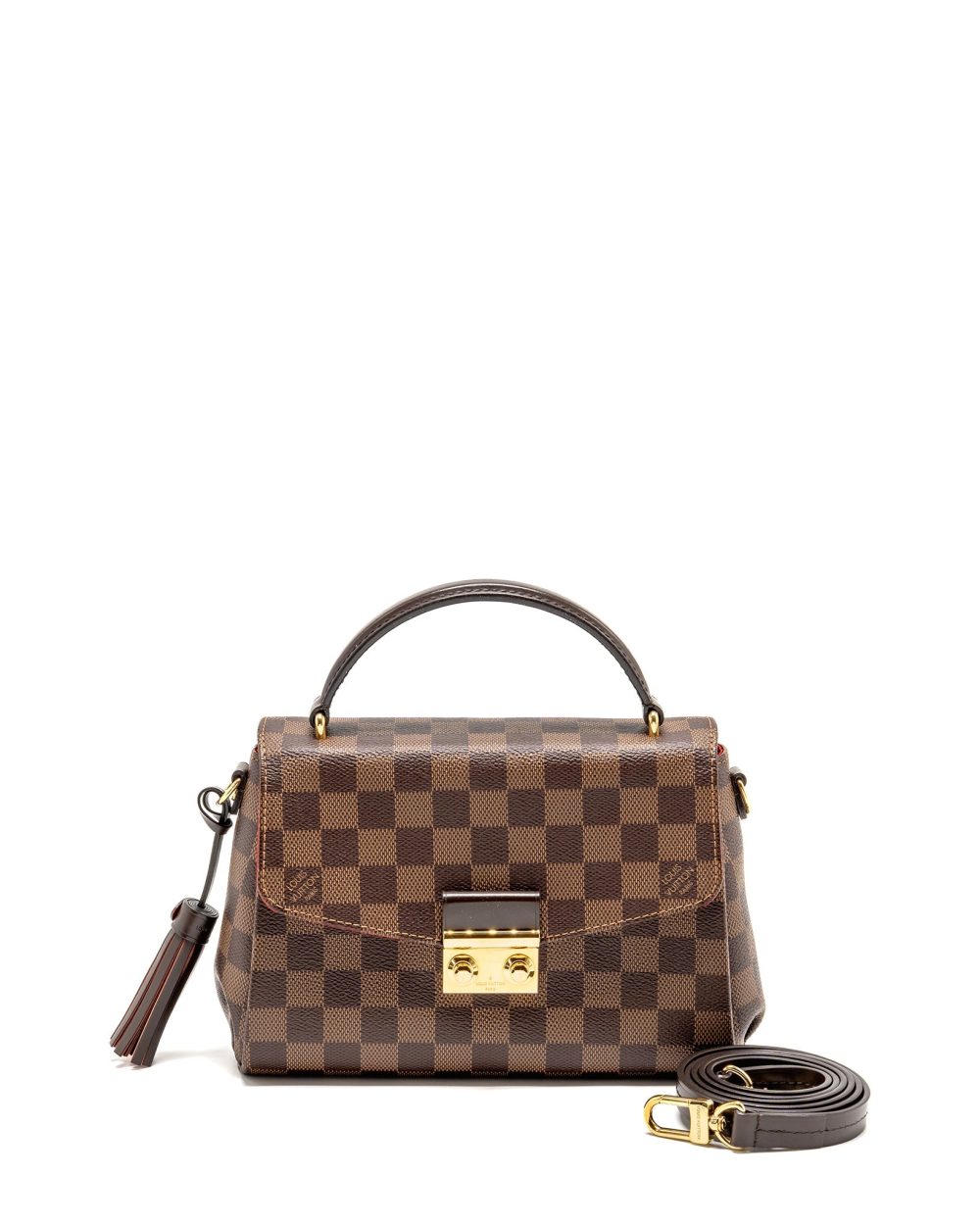 AAA Replica Louis Vuitton LV CROISETTE DAMIER EBENE CANVAS GHW