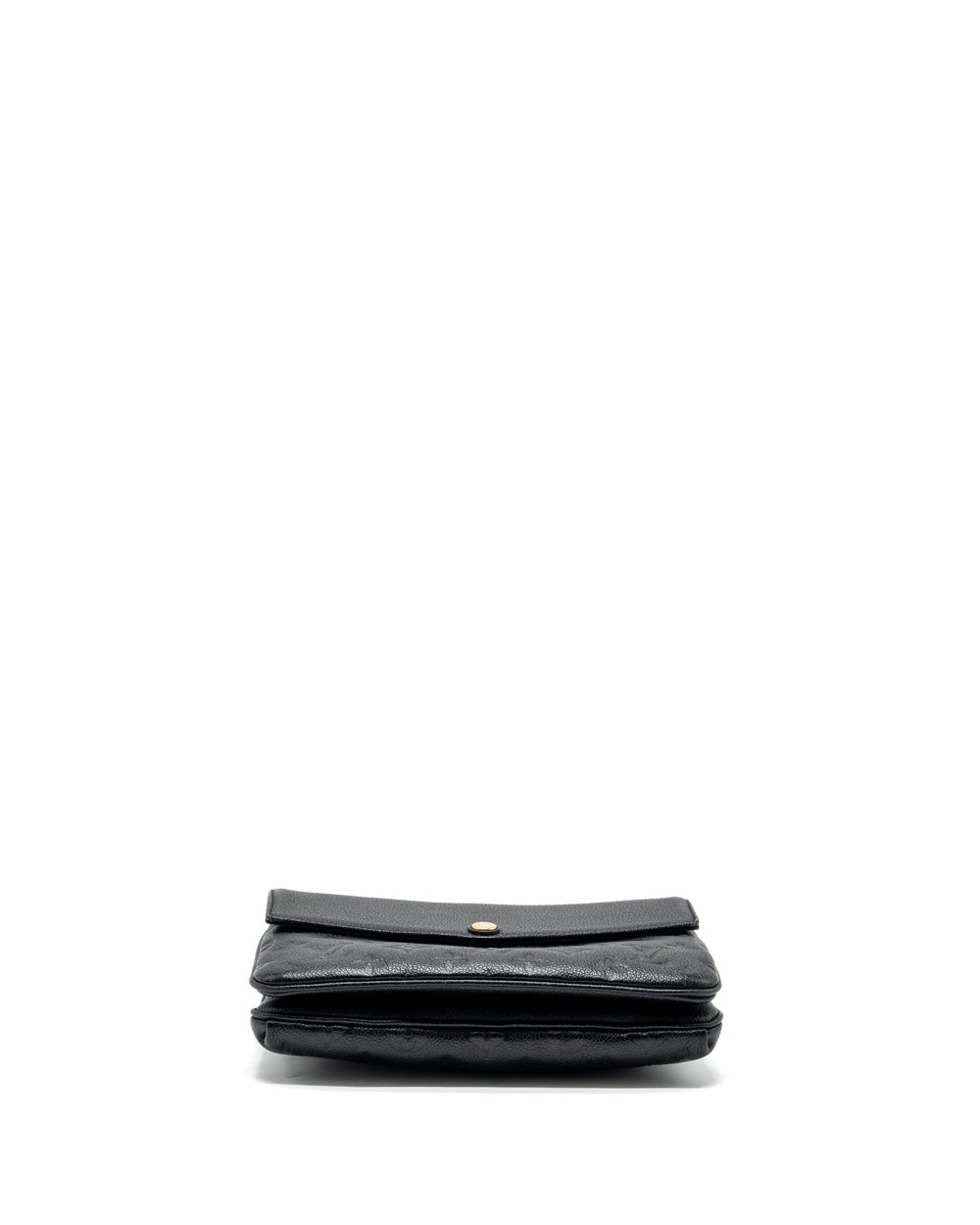 AAA Replica Louis Vuitton LV ENVELOP POCHETTE MONOGRAM EMPREINTE BLACK GHW