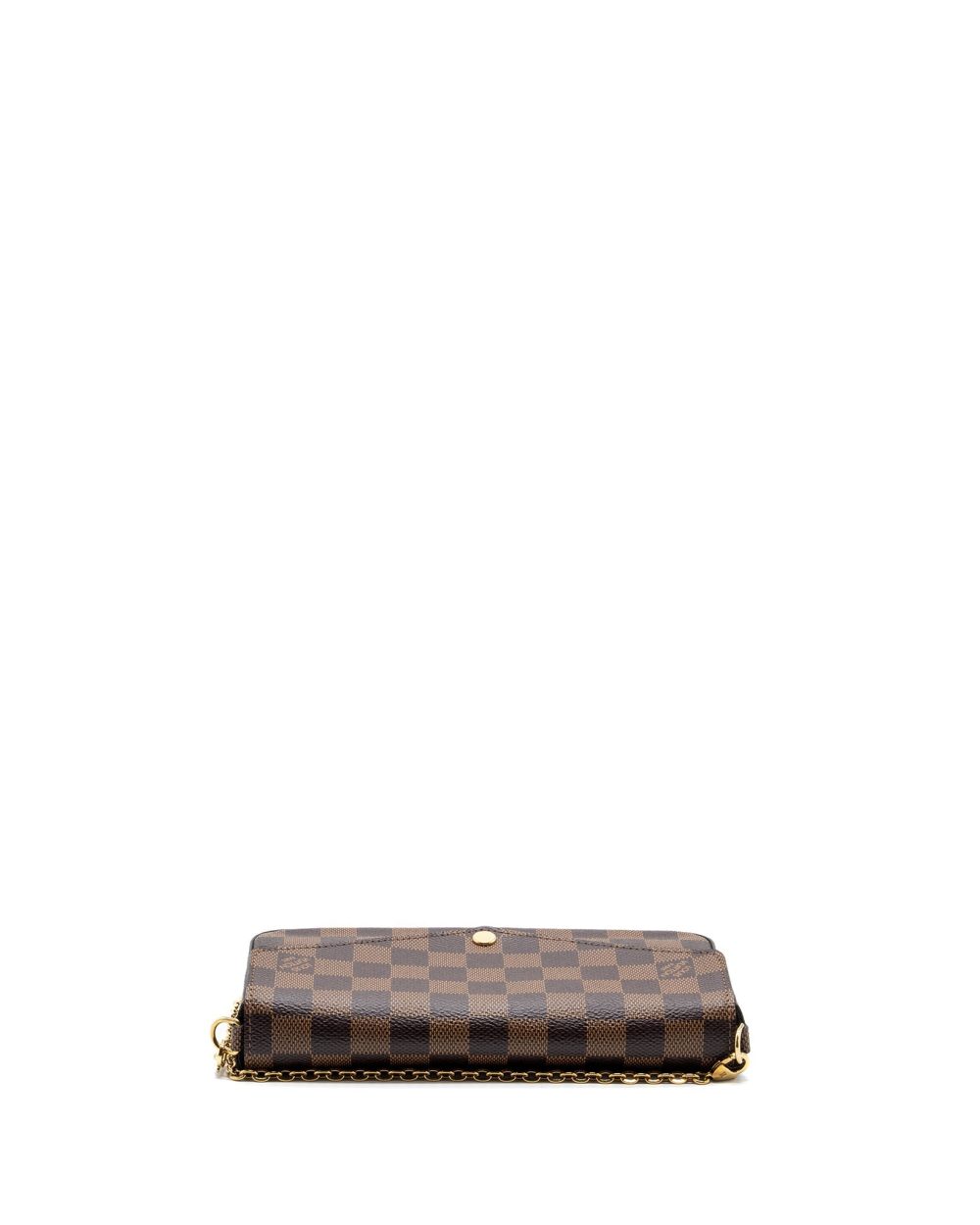 AAA Replica Louis Vuitton LV FELICIE POCHETTE DAMIER EBENE CANVAS GHW