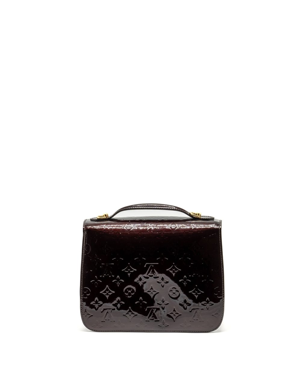 AAA Replica Louis Vuitton LV MIRANDA BAG MONOGRAM VERNIS AMARANTE GHW