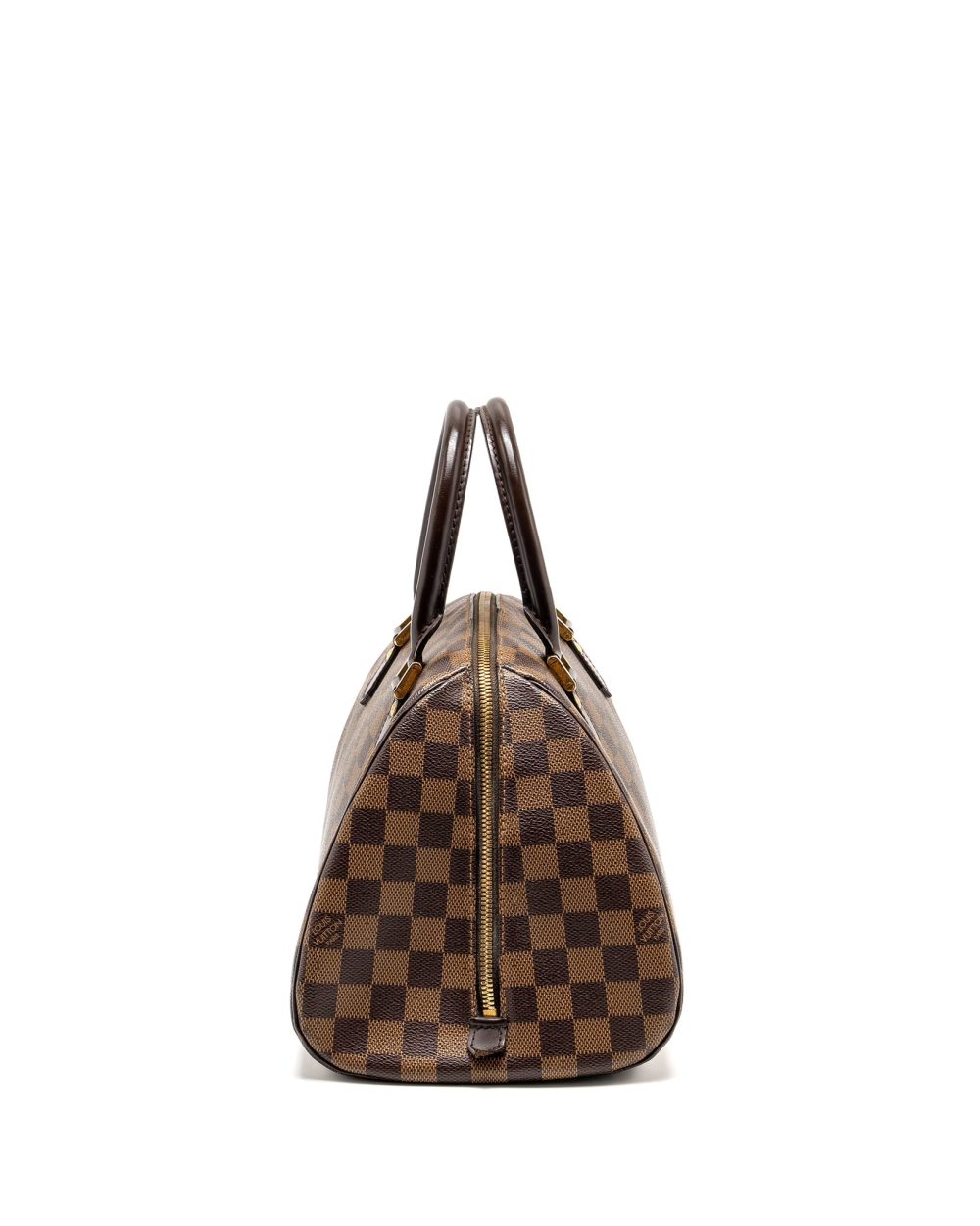 AAA Replica Louis Vuitton LV RIBERA MM TOTE DAMIER EBENE CANVAS GHW