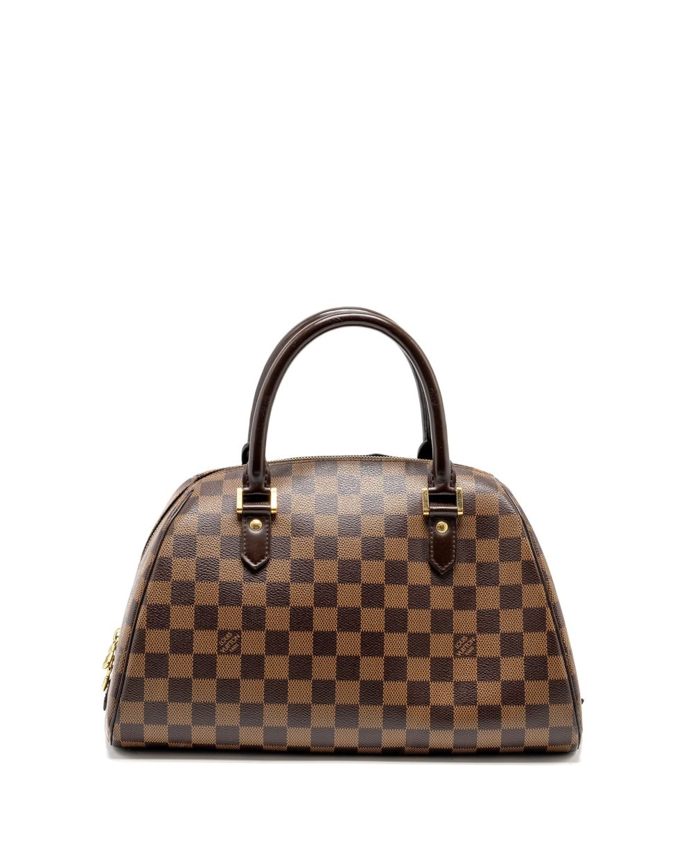 AAA Replica Louis Vuitton LV RIBERA MM TOTE DAMIER EBENE CANVAS GHW