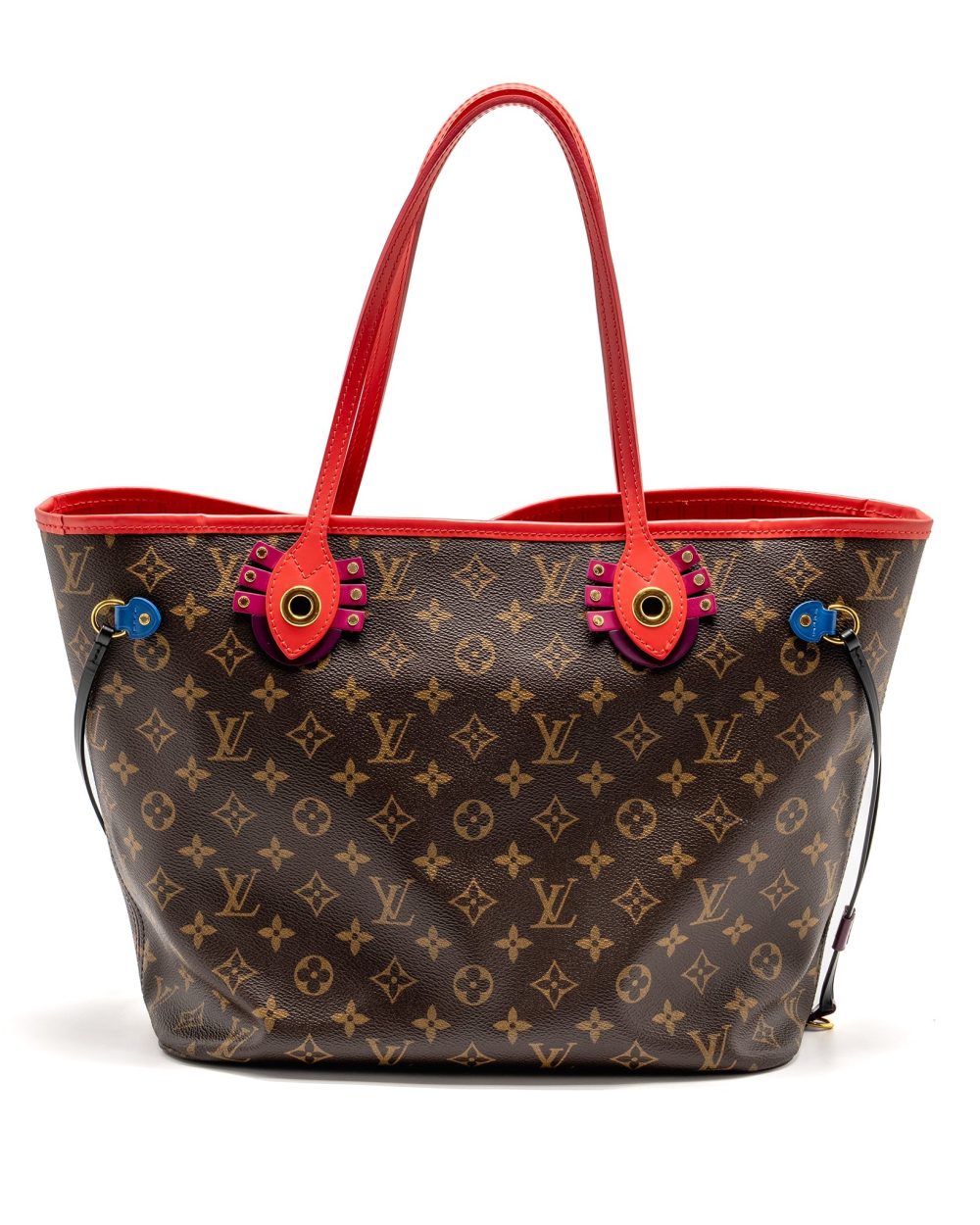 AAA Replica Louis Vuitton LV NEVERFULL MM TOTEM LIMITED EDITION MONOGRAM CANVAS MULITCOLOUR GHW