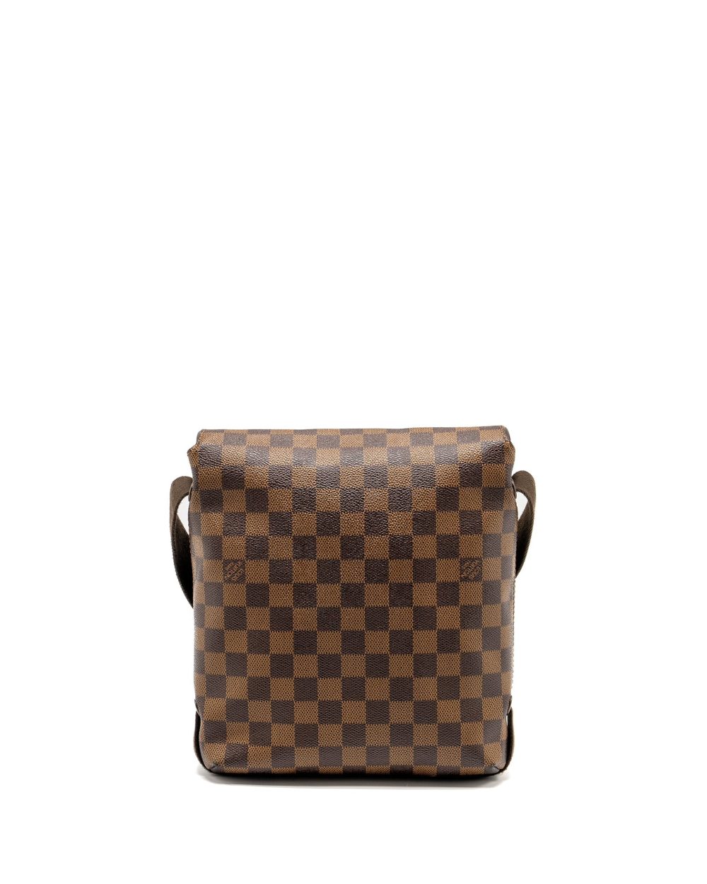 AAA Replica Louis Vuitton LV BROOKLYN PM MESSENGER BAG DAMIER EBENE CANVAS BROWN HARDWARE