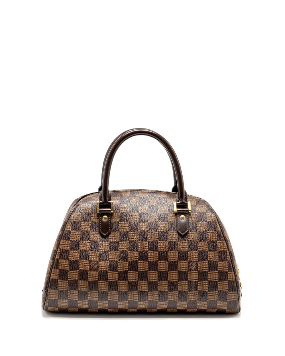 AAA Replica Louis Vuitton LV RIBERA MM TOTE DAMIER EBENE CANVAS GHW