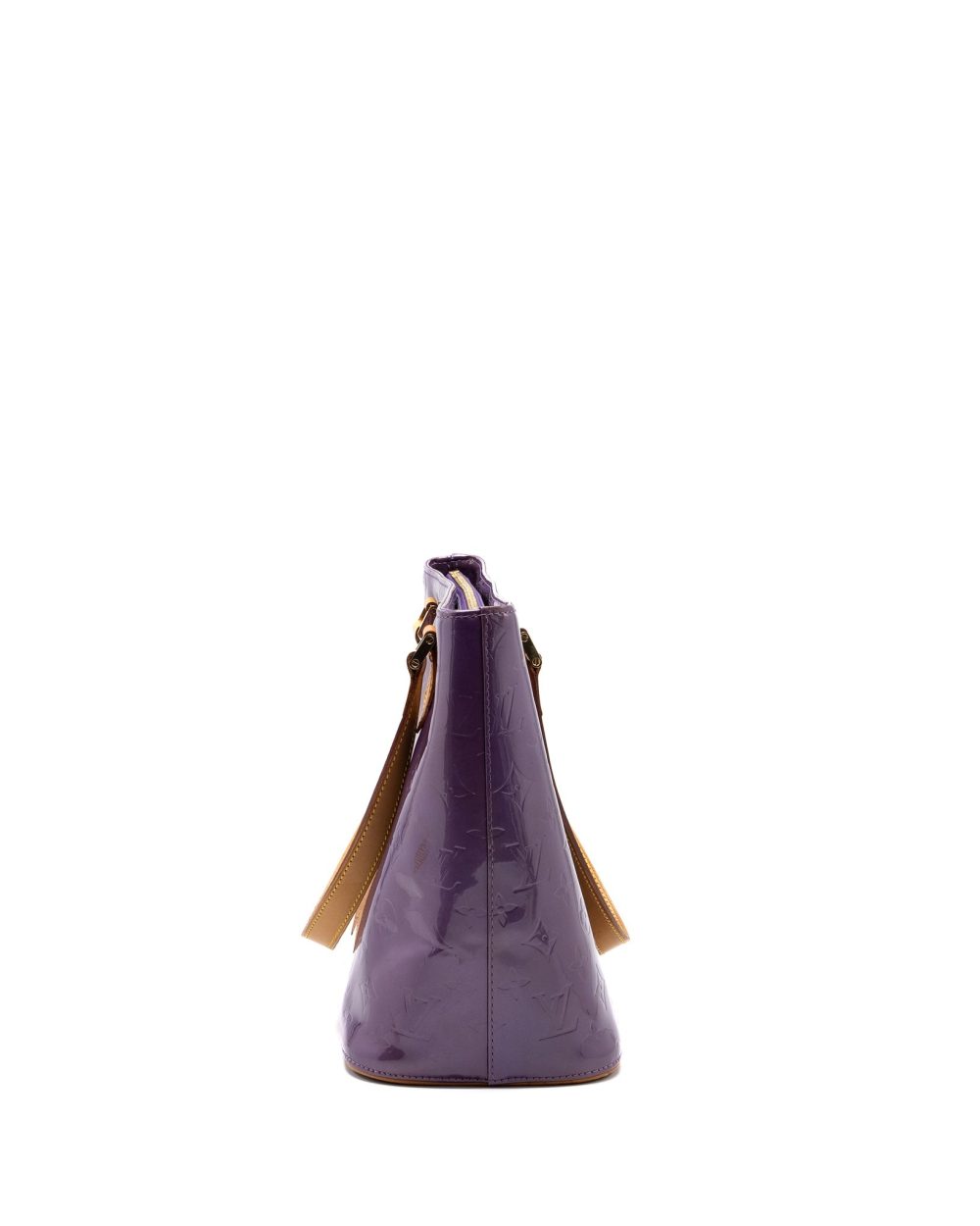 AAA Replica Louis Vuitton LV VINTAGE HOUSTON BAG PATENT PURPLE GHW