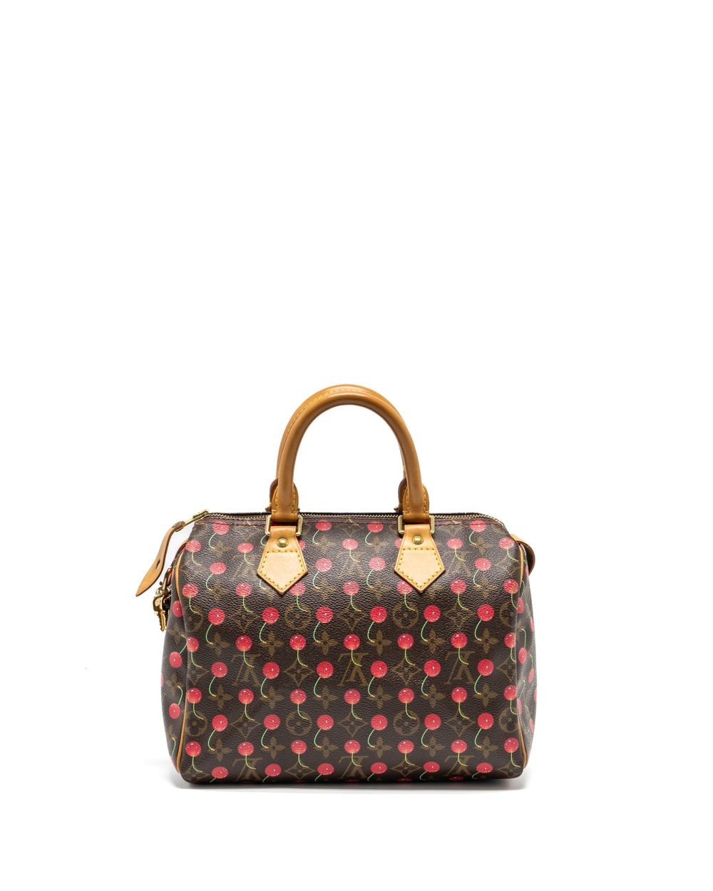 AAA Replica Louis Vuitton LV SPEEDY 25 CHERRY BLOSSOM MONOGRAM CANVAS GHW