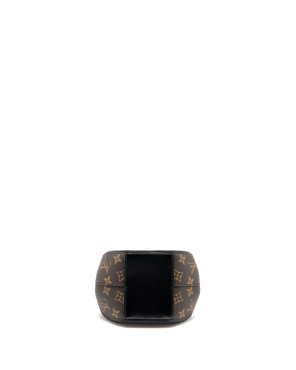 AAA Replica Louis Vuitton LV BOURSICOT CHAIN BAG REVERSE MONOGRAM CANVAS/LEATHER BLACK HARDWARE